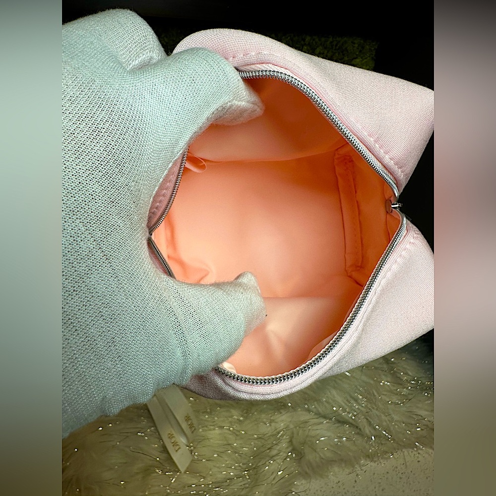 Rare-Authentic Dior ⭐️Cotton Candy Pink Cosmetic Bag - Picture 4 of 5